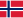 The flag of Norway