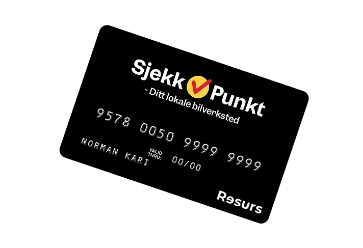 SjekkPunkt-konto kredittkort