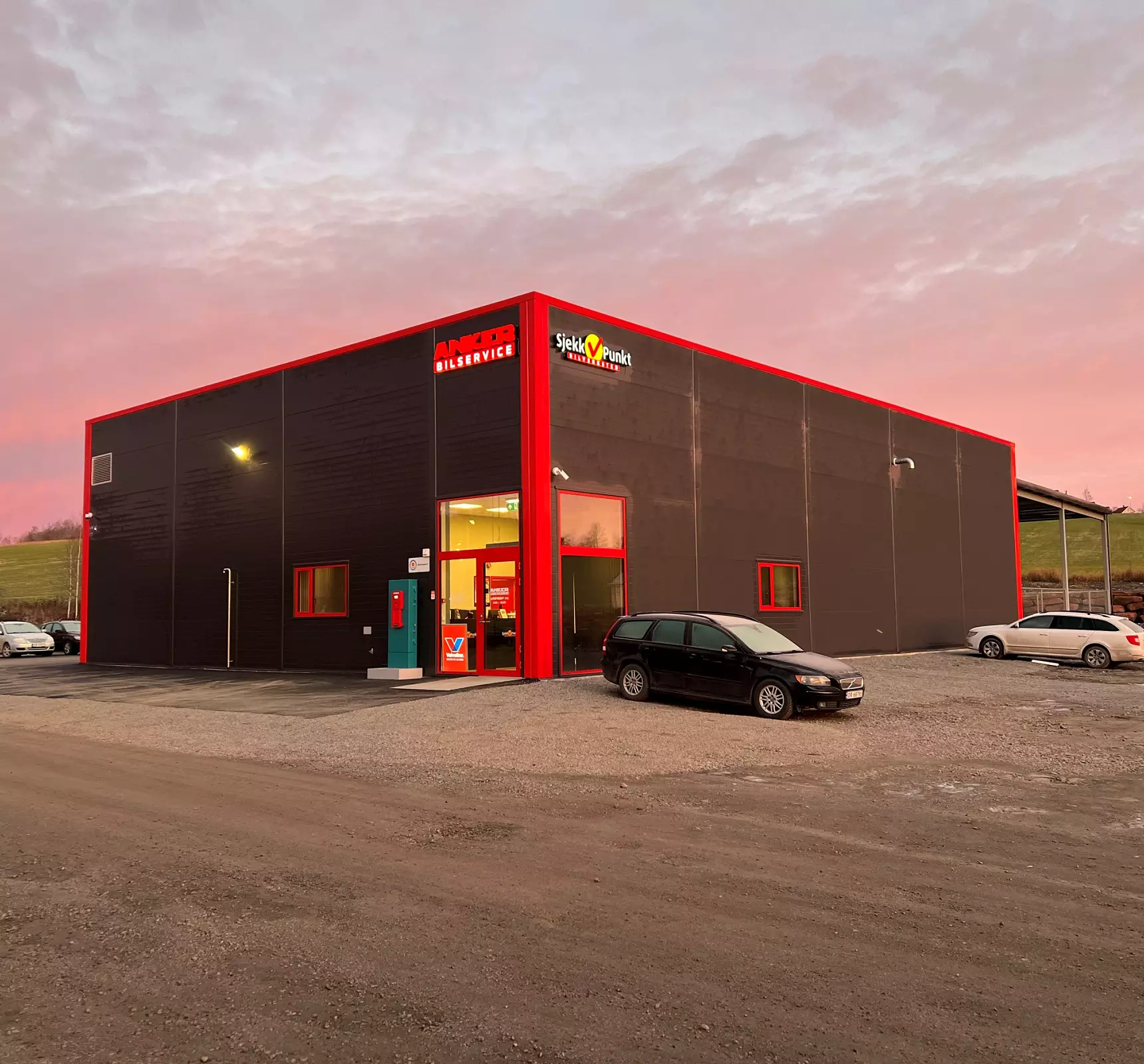 Fasaden til Anker Bilservice AS