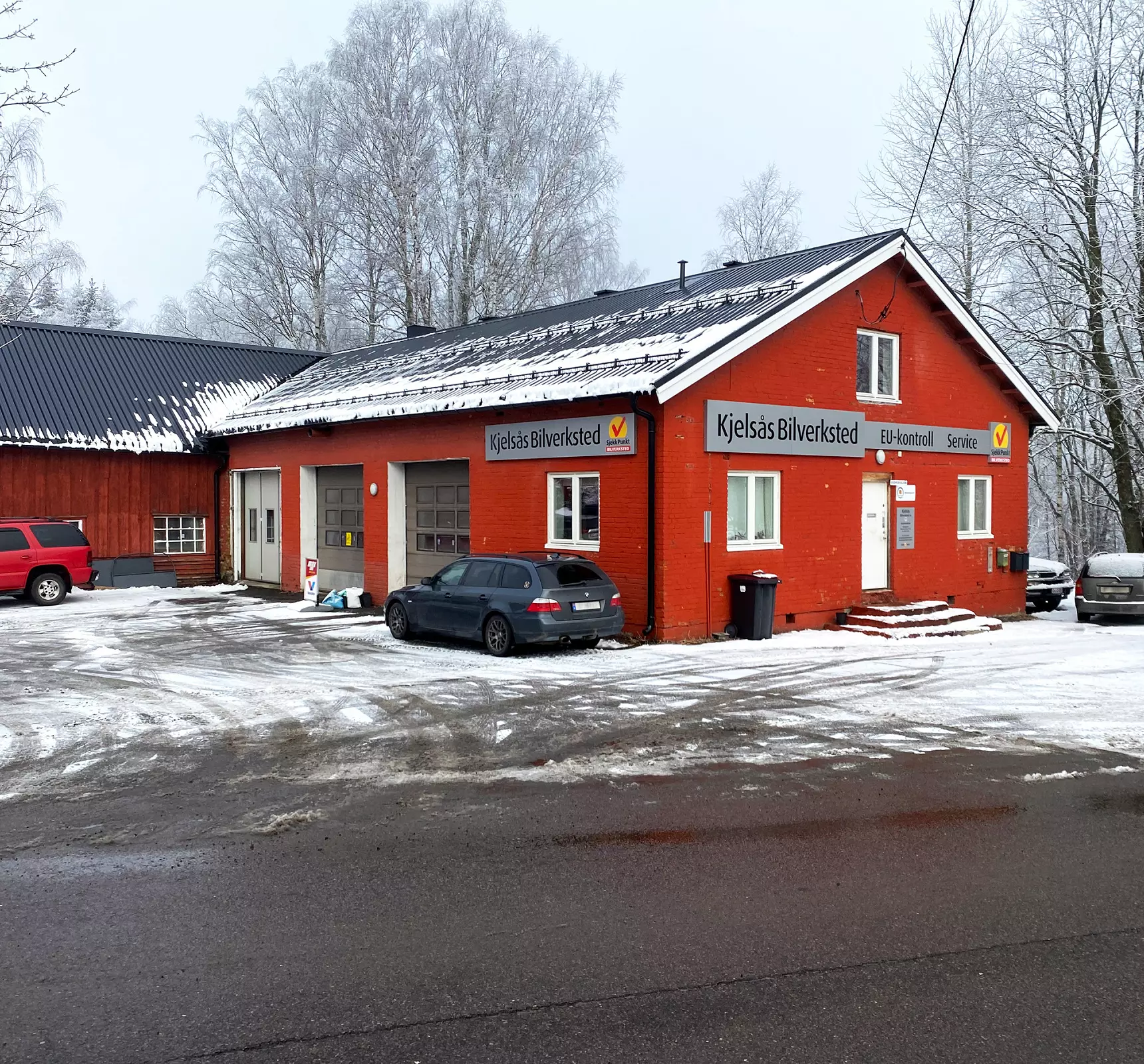 Bygningen til Kjelsås Bilverksted