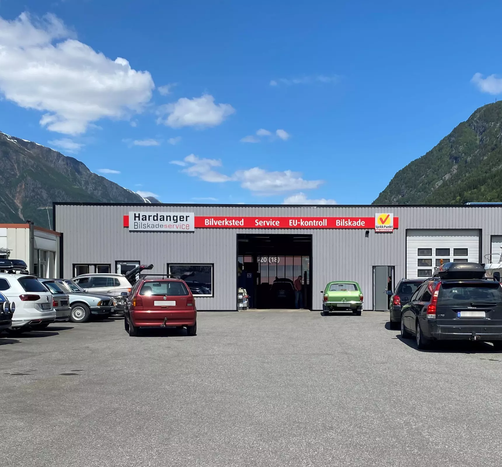 Bygningen til Hardanger Bilskadeservice